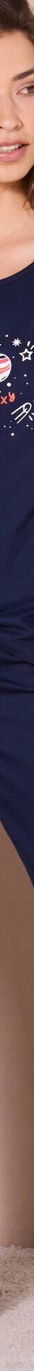 Pyjama manches longues motif "galaxie" (marine) Pyjama manches longues motif "galaxie" (marine)